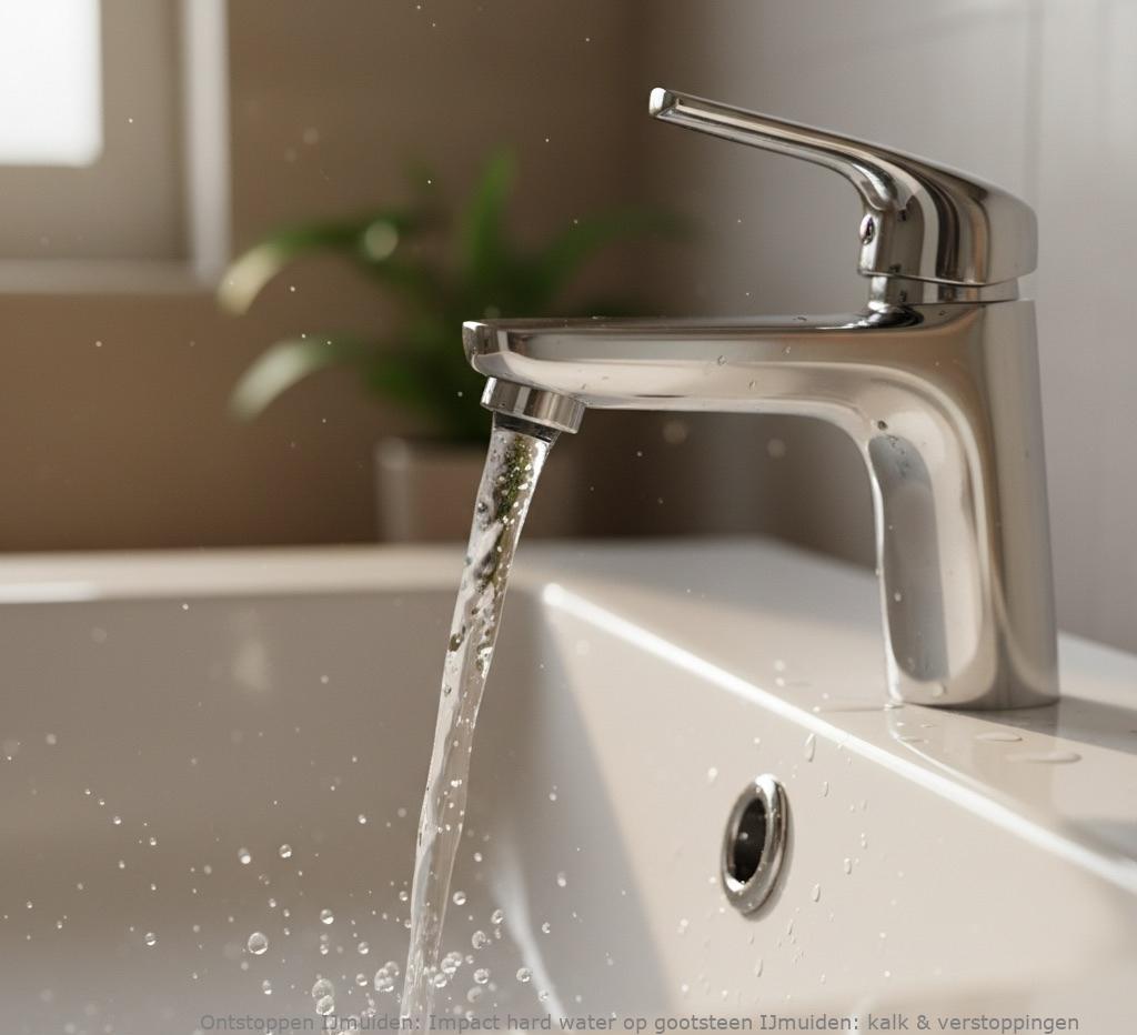 Impact hard water op gootsteen IJmuiden: kalk & verstoppingen