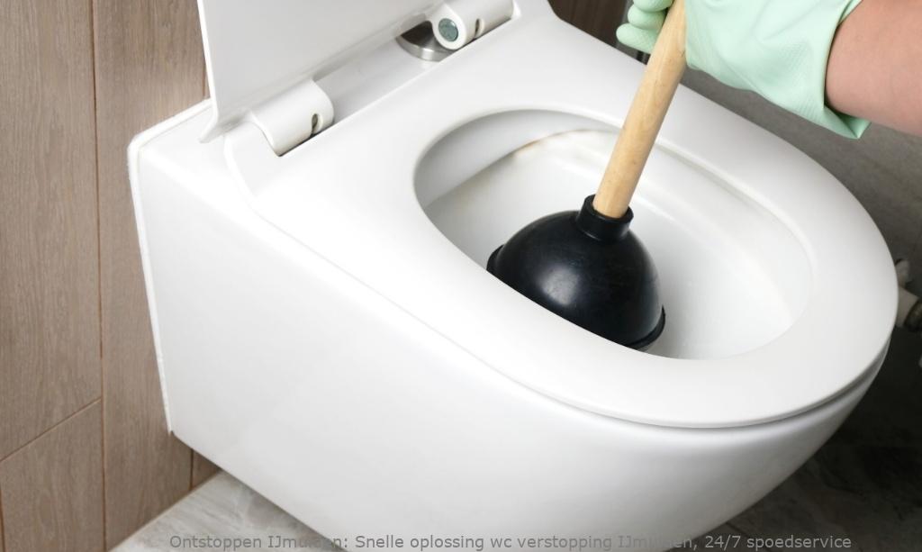 Snelle oplossing wc verstopping IJmuiden, 24/7 spoedservice