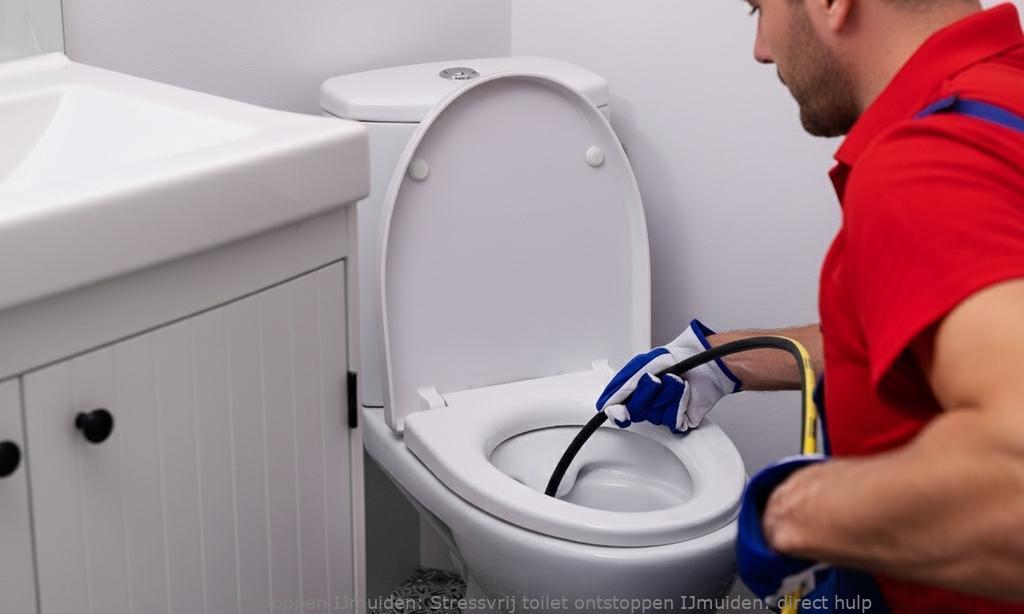 Stressvrij toilet ontstoppen IJmuiden: direct hulp