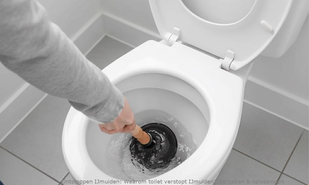 Waarom toilet verstopt IJmuiden? Oorzaken & oplossingen